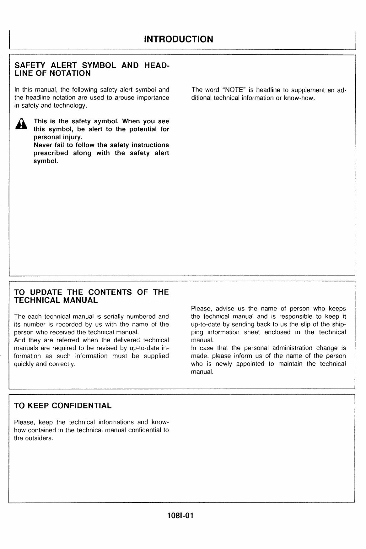EX200-2 Technical Manual HITACHI